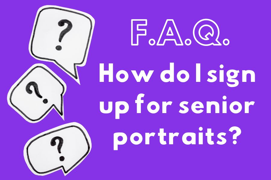 How do I sign up for senior portraits?