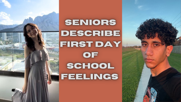 Both Alessandra and Ahmed are nearing the end of their high school careers, and their last first day of school was a preview of what is to come.